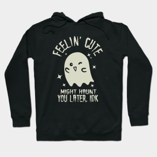 Feelin' Cute, Might Haunt You Later. IDK. Hoodie